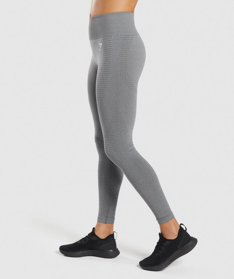 Gymshark Vital Seamless 2.0 Leggings Damen Grau | AT-76-KRNG