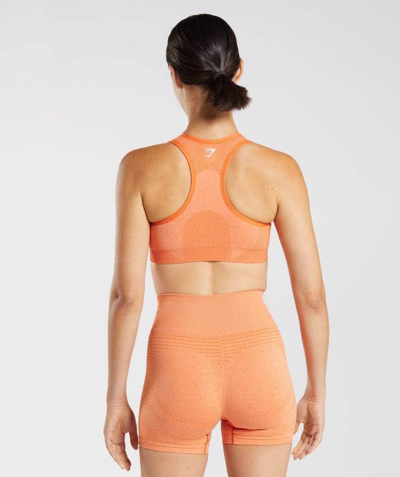 Gymshark Vital Seamless 2.0 Sport Bh Damen Orange | AT-25-RIWU