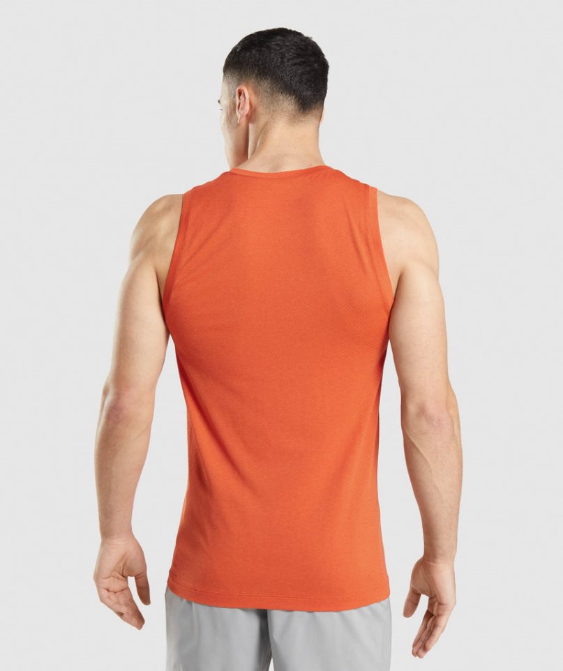 Gymshark Vital Seamless Light Muskelshirt Herren Orange | AT-01-KWSJ