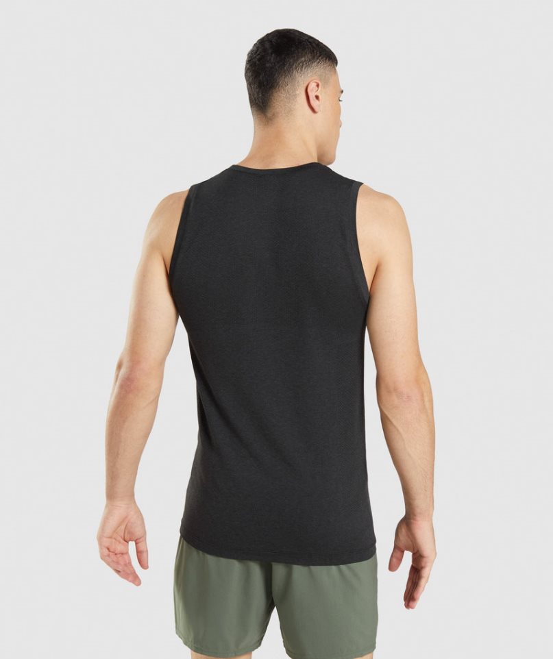 Gymshark Vital Seamless Light Muskelshirt Herren Schwarz | AT-89-QSYJ