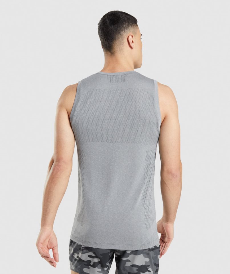 Gymshark Vital Seamless Light Muskelshirt Herren Grau | AT-92-RFNK