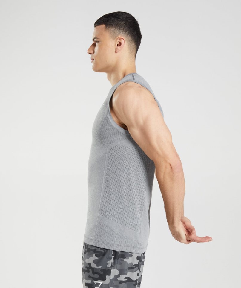 Gymshark Vital Seamless Light Muskelshirt Herren Grau | AT-92-RFNK