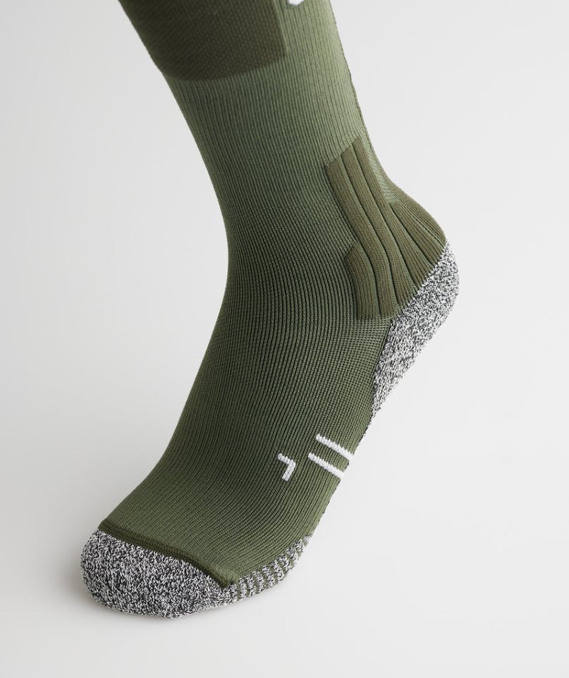 Gymshark Weightlifting Socken Olivgrün | AT-26-EMDU