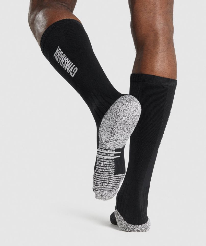 Gymshark Weightlifting Socken Schwarz | AT-76-CWHL