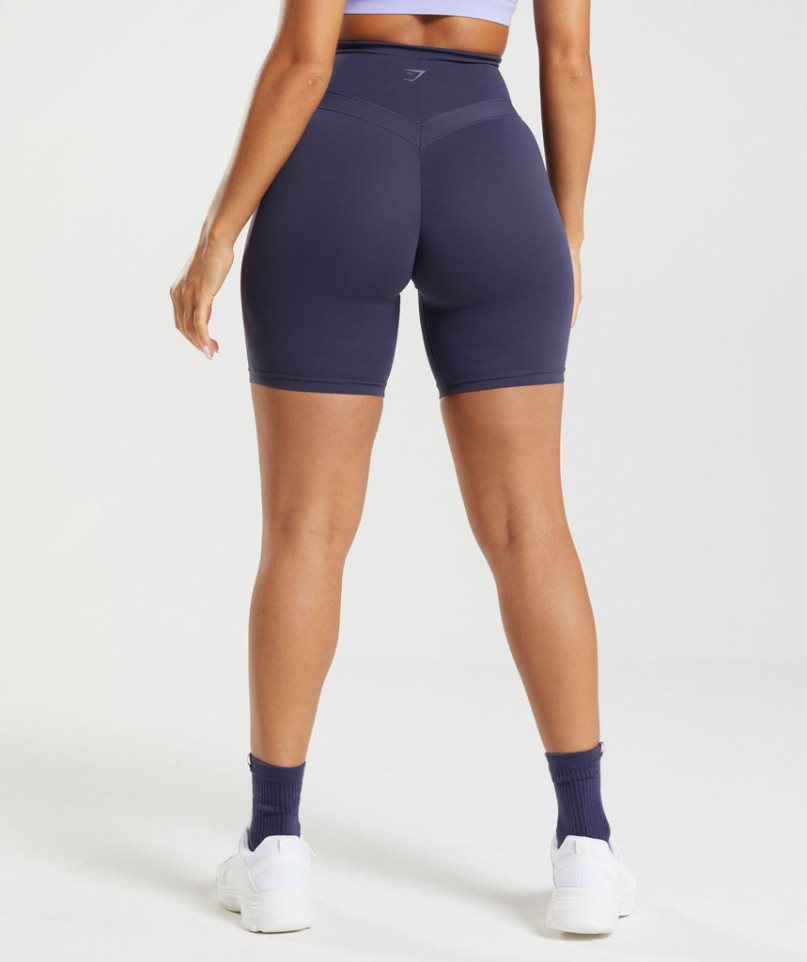 Gymshark Whitney Cycling Kurze Hose Damen Navy | AT-05-BVYU