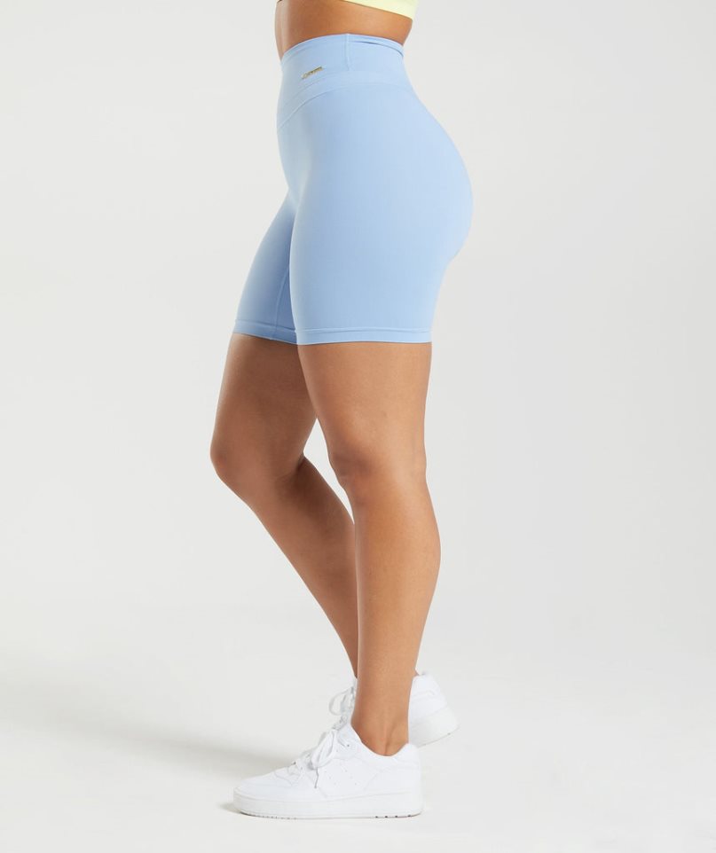 Gymshark Whitney Cycling Kurze Hose Damen Hellblau | AT-70-ECWP