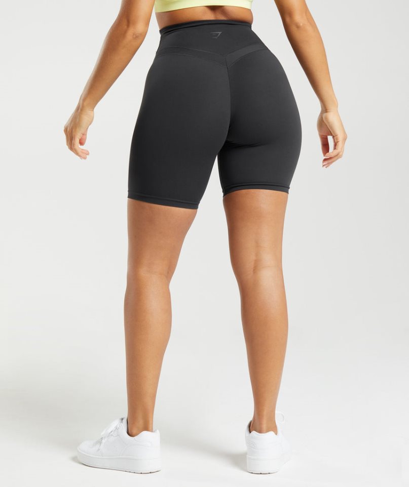 Gymshark Whitney Cycling Kurze Hose Damen Schwarz | AT-86-DNLH