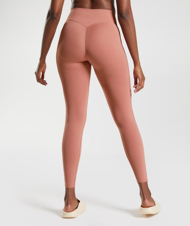 Gymshark Whitney Everyday Pocket Leggings Damen Rosa | AT-37-PBQK