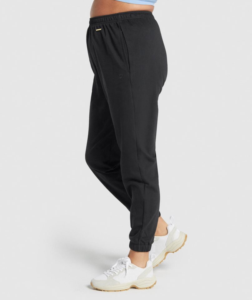 Gymshark Whitney Loose Jogginghose Damen Schwarz | AT-17-WQJX