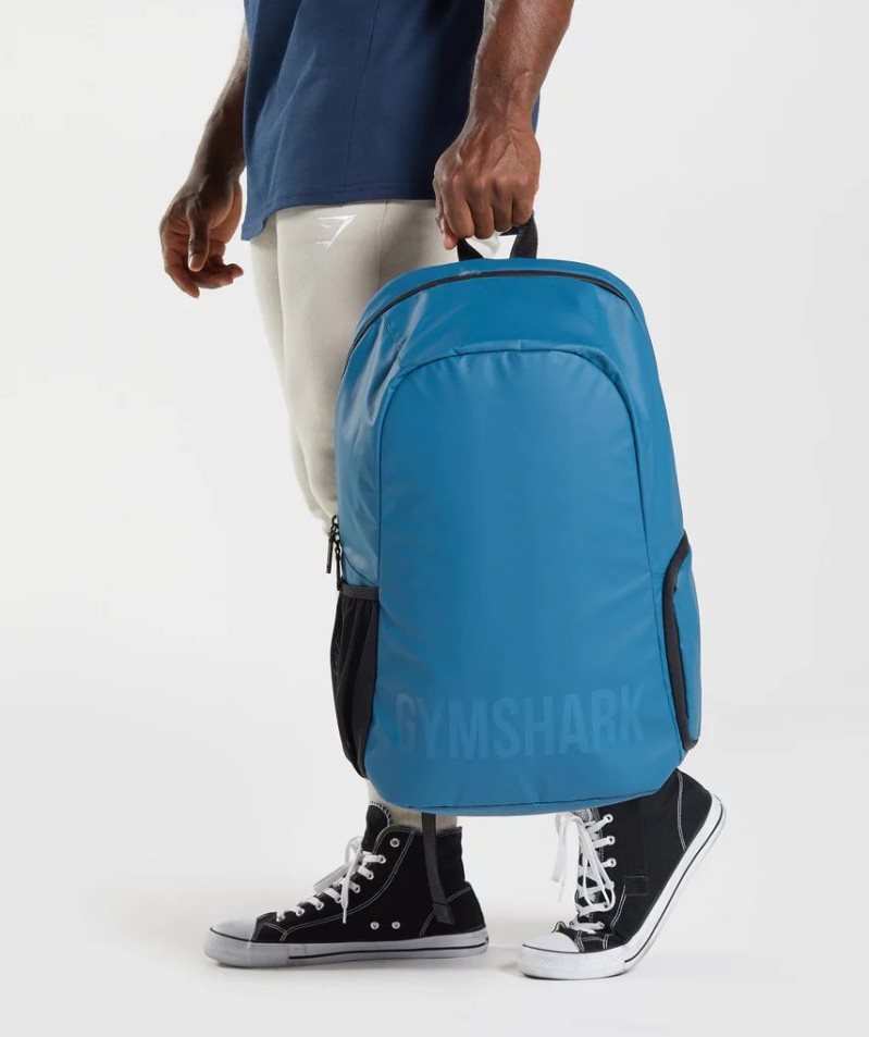 Gymshark X-Series 0.1 Rucksäcke Blau | AT-08-JAVX